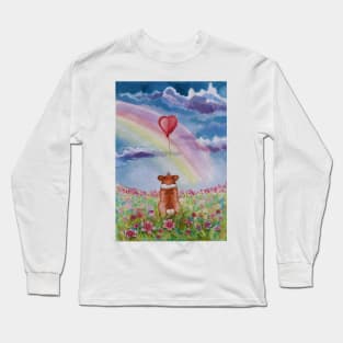 Corgi - Love is in the air Long Sleeve T-Shirt